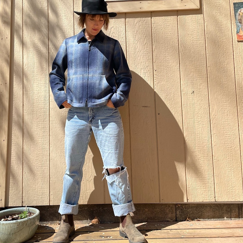 Sierra Club Pendleton-style vintage jacket wool